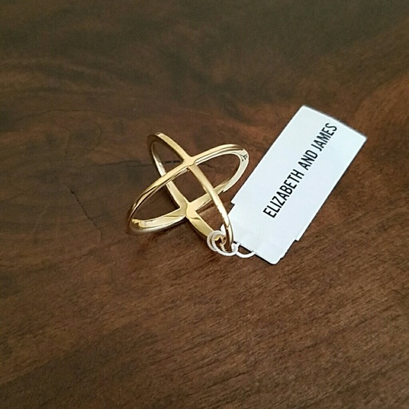 Elizabeth and James Jewelry - NEW Elizabeth and James • Windrose Crisscross Ring